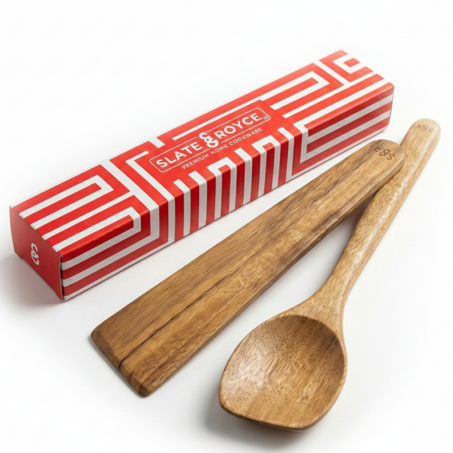 2-Piece Wooden Spoon & Spatula Set