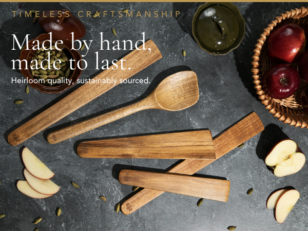 5-Piece Acacia Wood Utensil Set